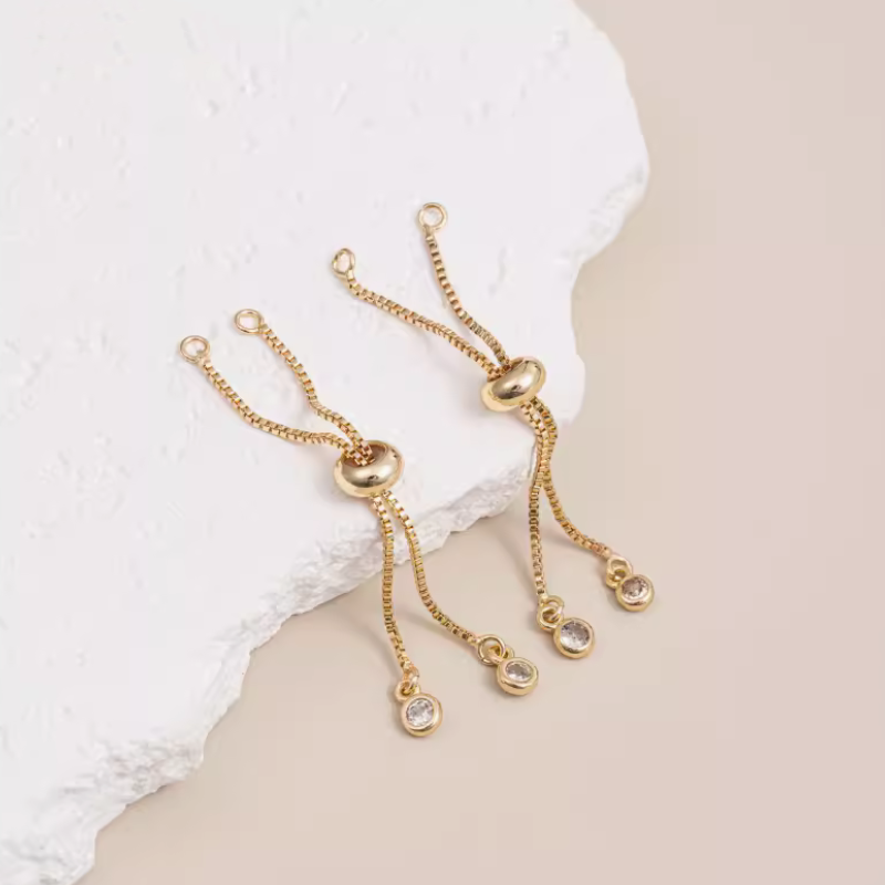 Brass X Chain Extended Chains