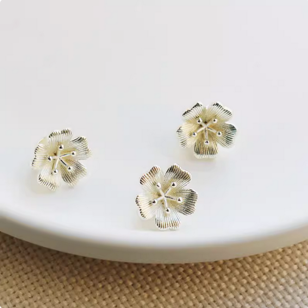 Alloy Big Hole Flower Spare Spacer