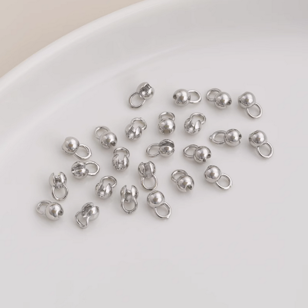 5pcs Brass Clamshell Fold Knot Covers