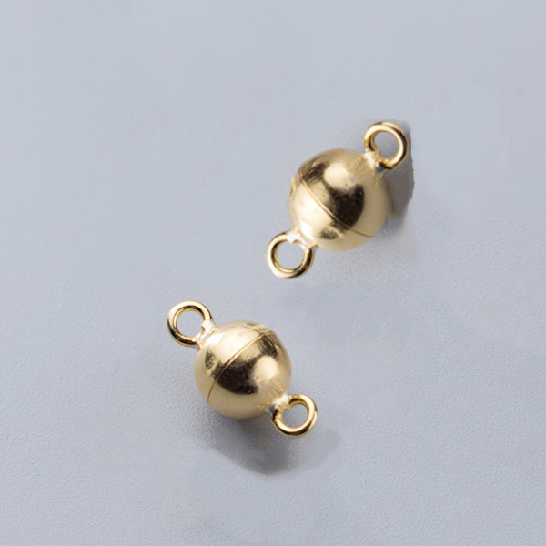 925 Sterling Silver Material Magnetic Ball Clasp