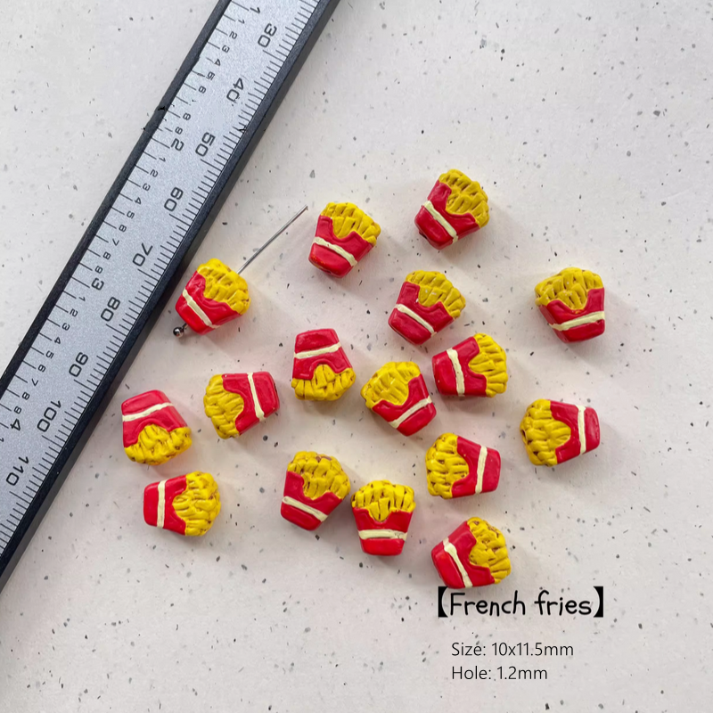 Ceramics Charms Fast Food Snack Spacers DIY Handcrafts Gift