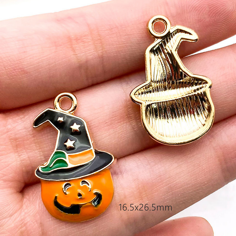 Halloween Oil Drop Dispensing Charms Ornament Gift Pendants