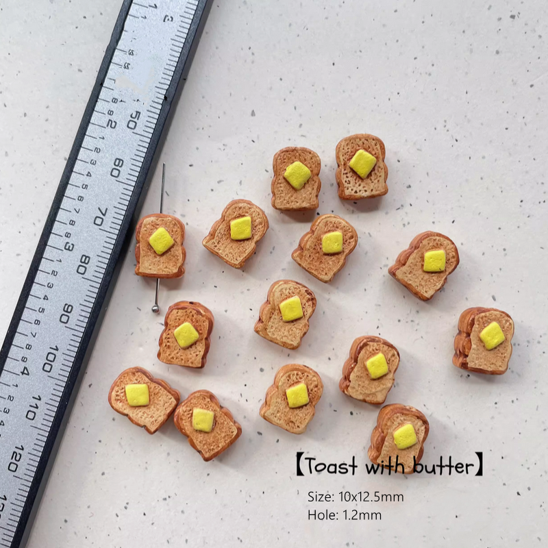 Ceramics Charms Fast Food Snack Spacers DIY Handcrafts Gift