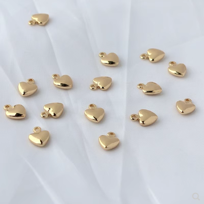 Brass Heart Shape Pendant - PMHT-01