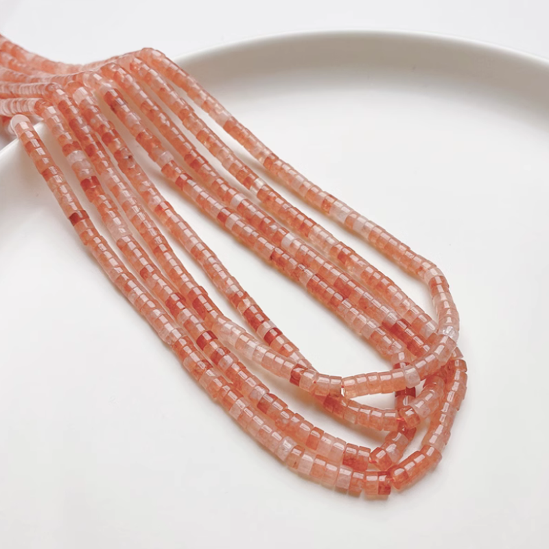Strand Nature Crystal Stone Tubular Tube Beads Necklace Bracelet Making