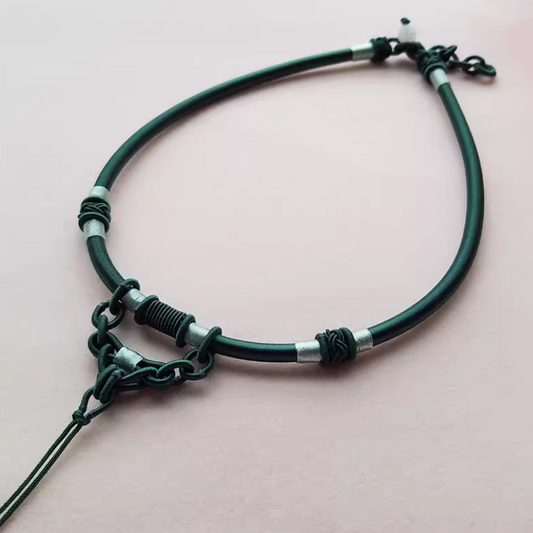 Rope Braided Semi-Finished Necklace Ethnic Traditional Style