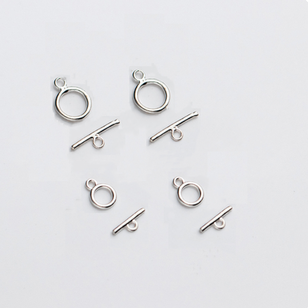 925 Sterling Silver Plain Toggle/OT Clasp