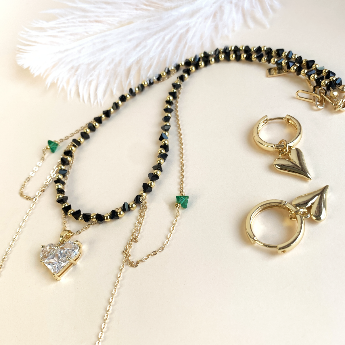 Crystal Beads 14K Beads Necklace Jewelry