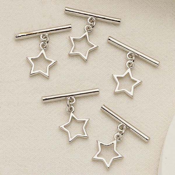 Brass Star Pinch / OT Toggle Clasps Colors Preservation