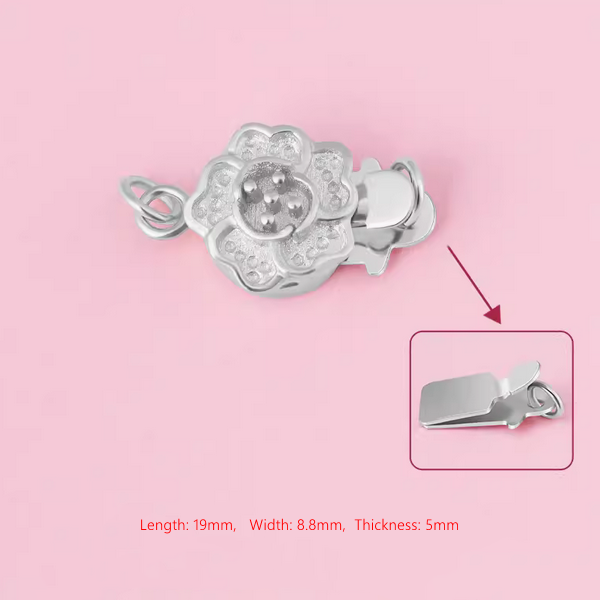 925 Sterling Silver Different Type Clasps For Necklace Bracelet Box Insert Swivel Screw Clasp