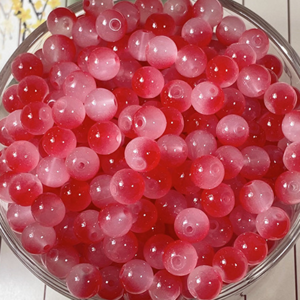 20pcs Glass Beads imitation Jade Beads