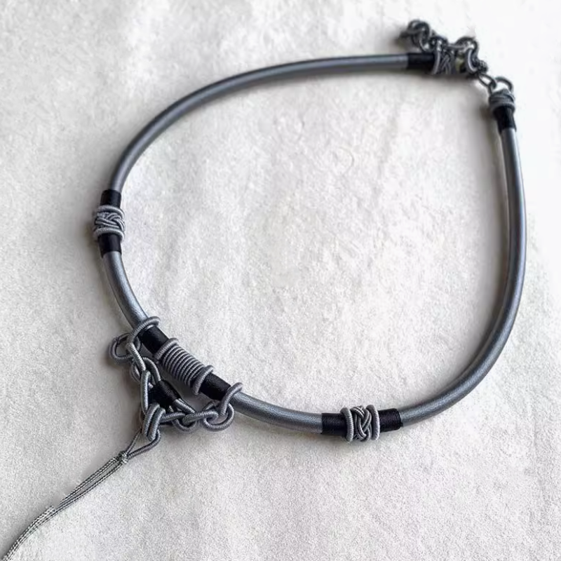 Rope Braided Semi-Finished Necklace Ethnic Traditional Style