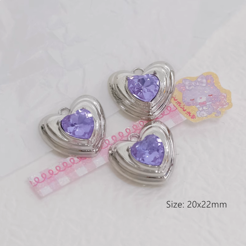 Alloy Fantastic Fairy Zircon Diamond Charms Pendant