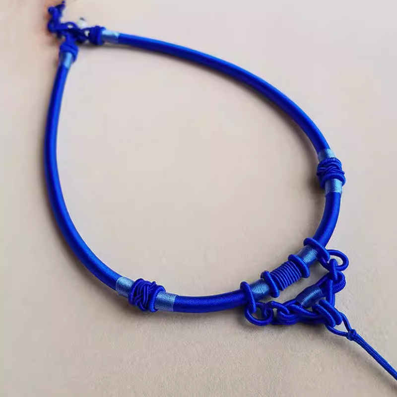 Rope Braided Semi-Finished Necklace Ethnic Traditional Style