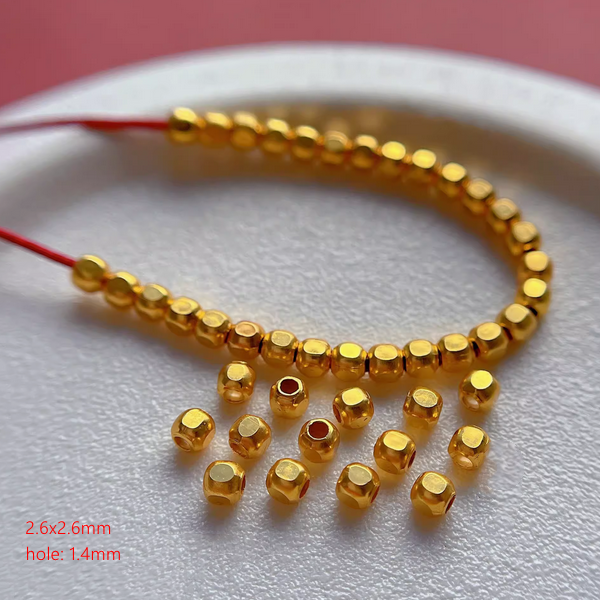 Sterling Silver Spacer Partition Piece, Gold Plated