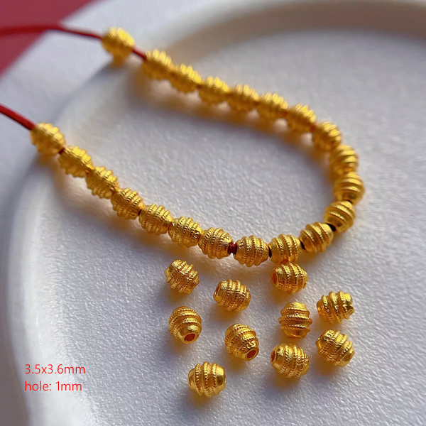 Sterling Silver Spacer Partition Piece, Gold Plated