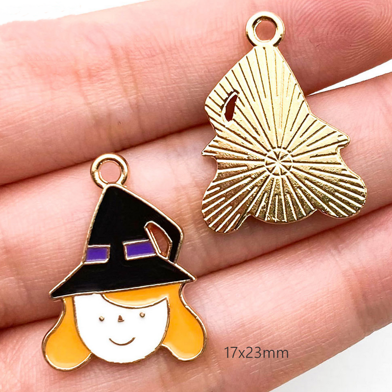 Halloween Oil Drop Dispensing Charms Ornament Gift Pendants