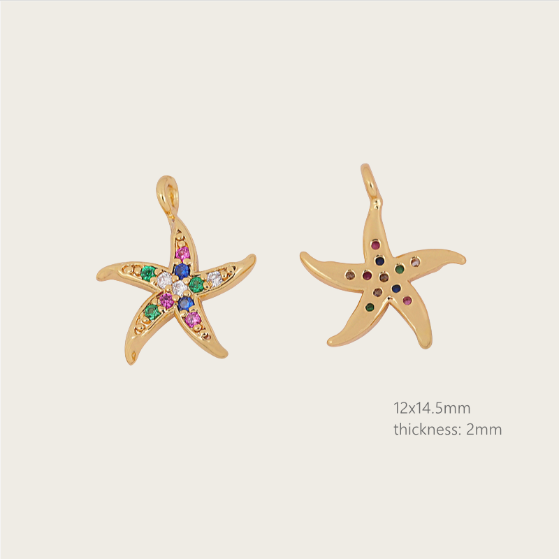 Summer Style Marine Creature Pendant Starfish Seahorse Octopus