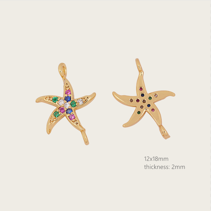 Summer Style Marine Creature Pendant Starfish Seahorse Octopus