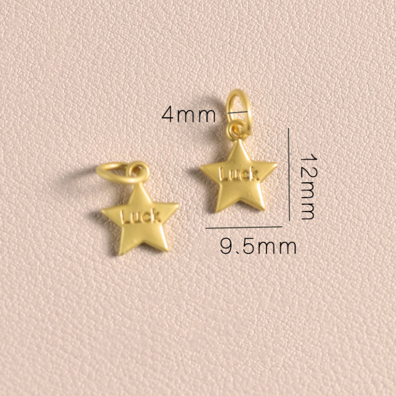 Alloy 14K Gilded Candy Sweet Pendant Piece