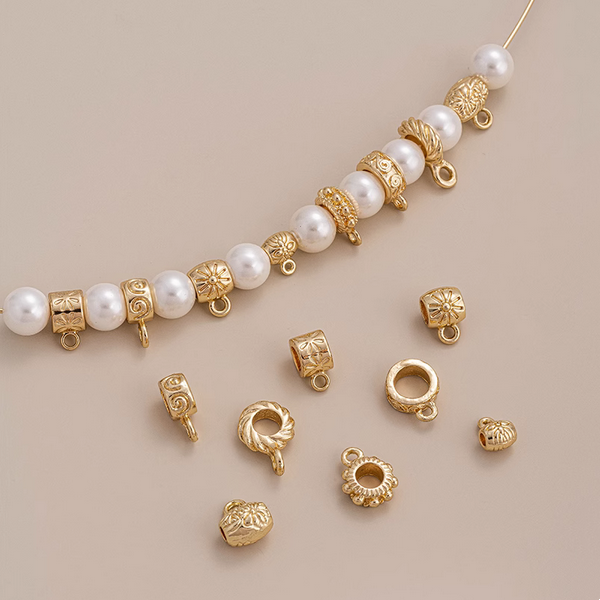 Brass Ring Hanging Spacer Beads Piece
