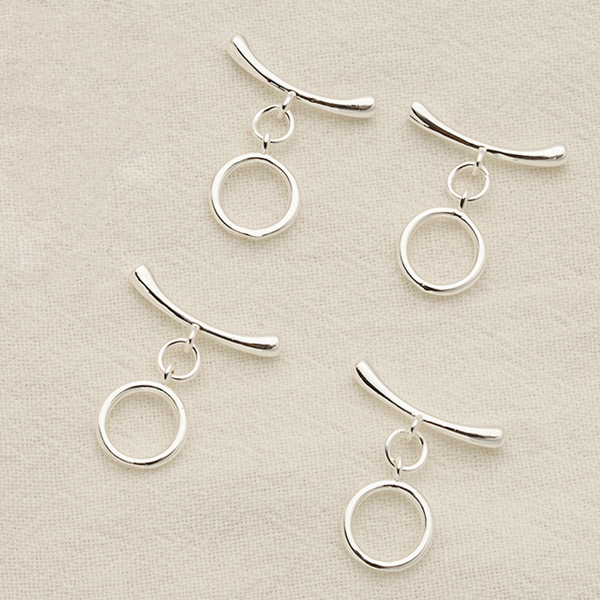 Brass Toggle Clasp Round Ring Stick Jewelry Connector