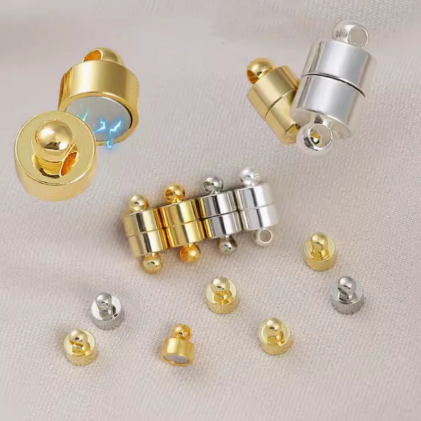 Brass Electroplated Magnetic Clasp Color Preservation
