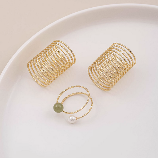 Brass Ring Circle Lines