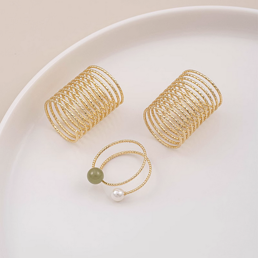 Brass Ring Circle Lines