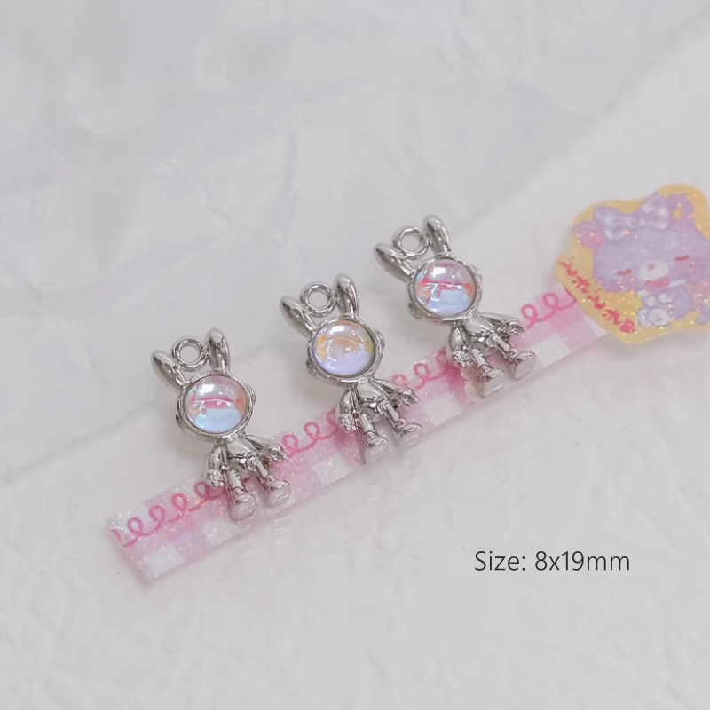 Alloy Fantastic Fairy Zircon Diamond Charms Pendant