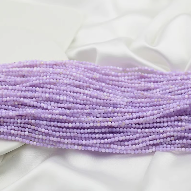 2-4mm Shell Material Beads Small Round Jewelry Dyed Warm Colorful Beads