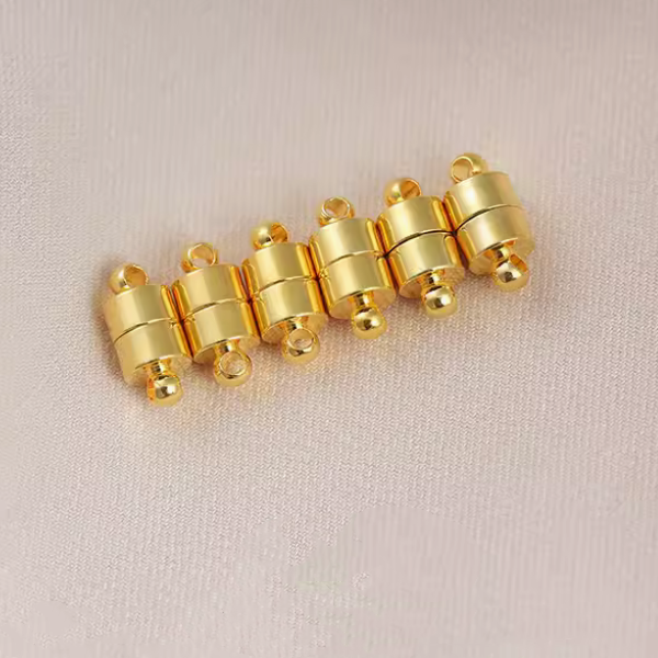 Brass Electroplated Magnetic Clasp Color Preservation