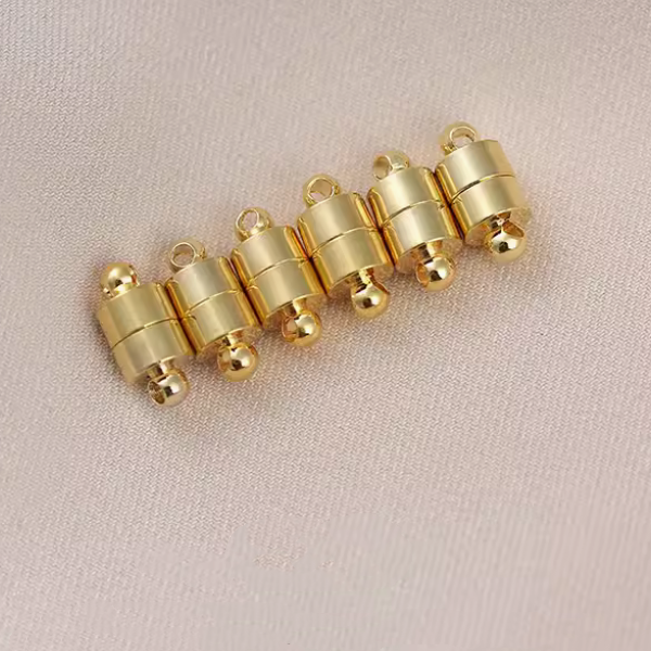 Brass Electroplated Magnetic Clasp Color Preservation