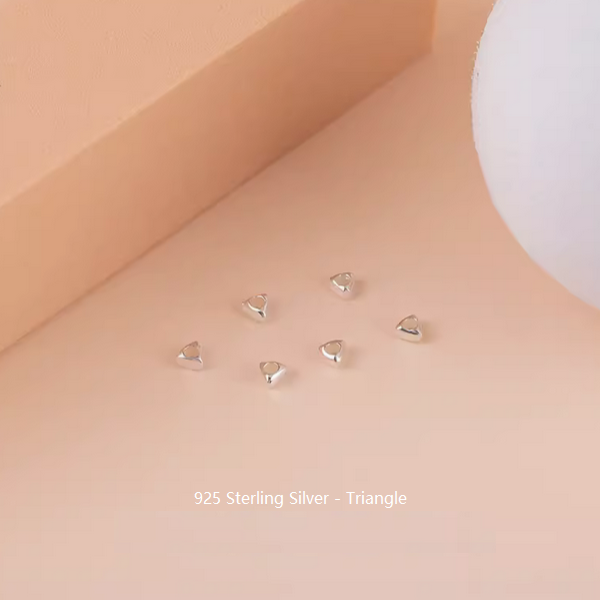 Sterling Silver Round Spacer Beads