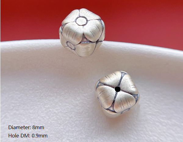 Sterling Silver Squares Curving Spacers