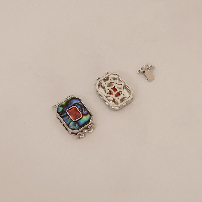 Brass Shell Insert Box Clasps