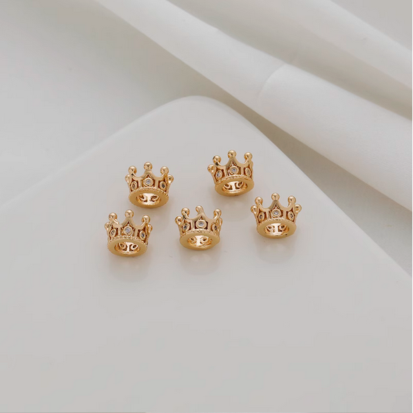 Alloy Color Preservation Electroplated Crown Zirconic Spacer