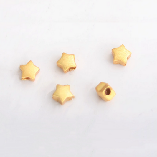 5pcs Alloy Star Spacer Piece