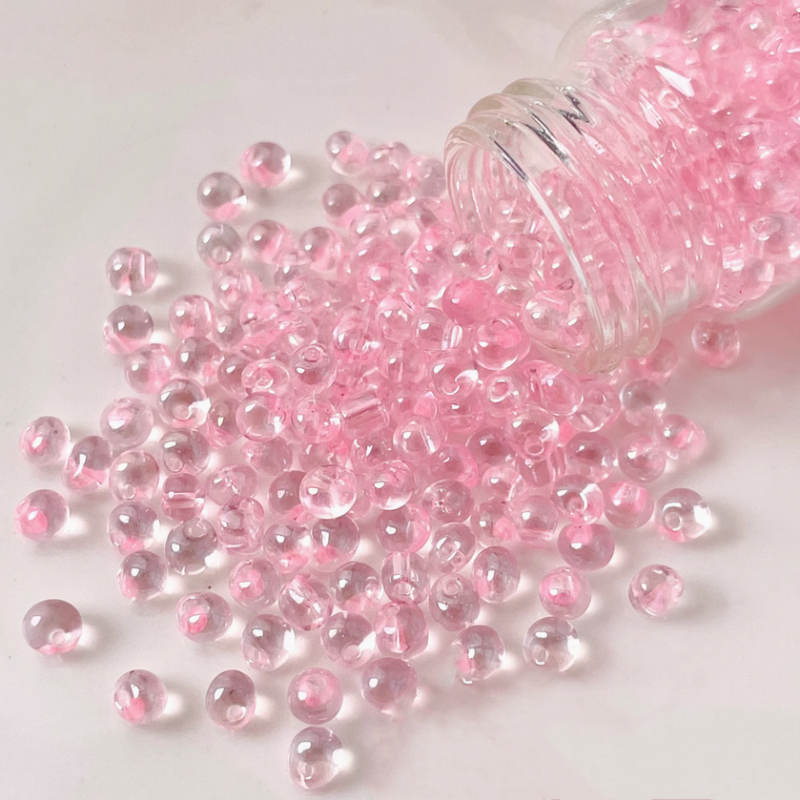 10g Glass Beads Round Water Drop Tiny Beads Spacers