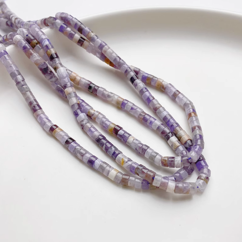 Strand Nature Crystal Stone Tubular Tube Beads Necklace Bracelet Making