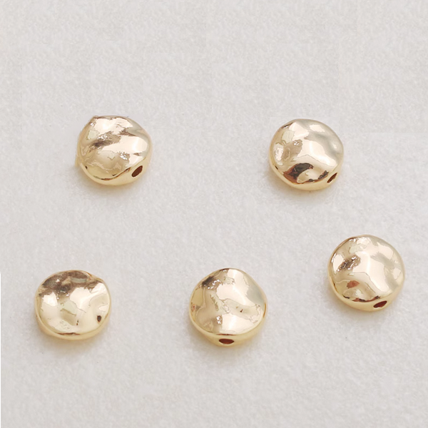10pcs Brass Flat Round Spare Spacer Piece