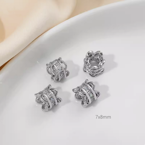 Brass Platinum Plated Spacers