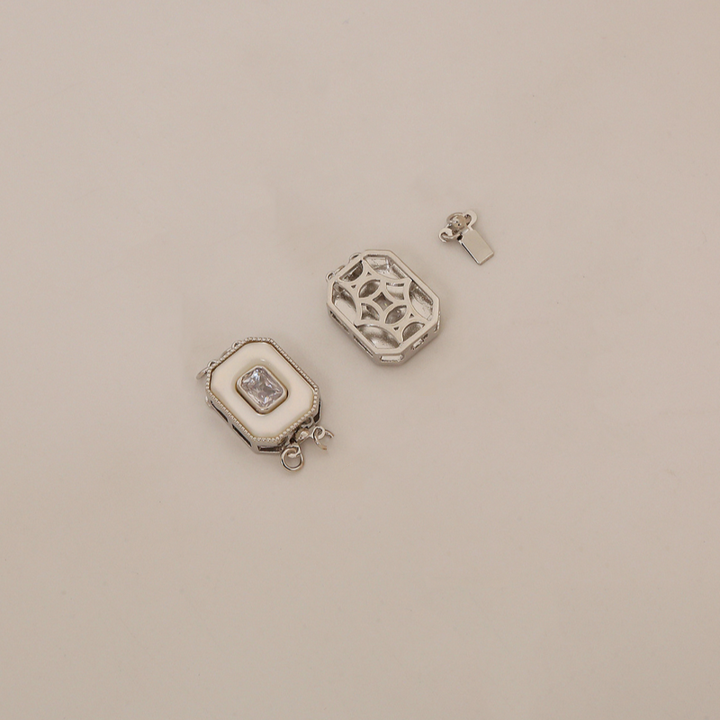 Brass Shell Insert Box Clasps