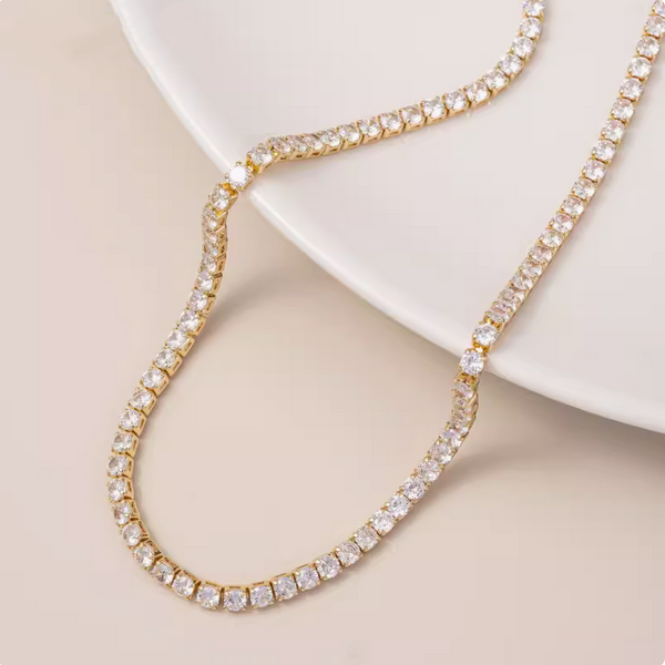 Brass Zirconic Chain Charm Diy