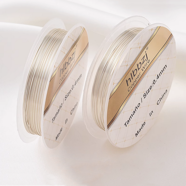 Brass Flexible Soft Wire Roll, Colors Plated