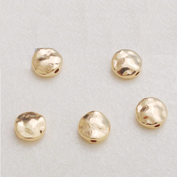 10pcs Brass Flat Round Spare Spacer Piece