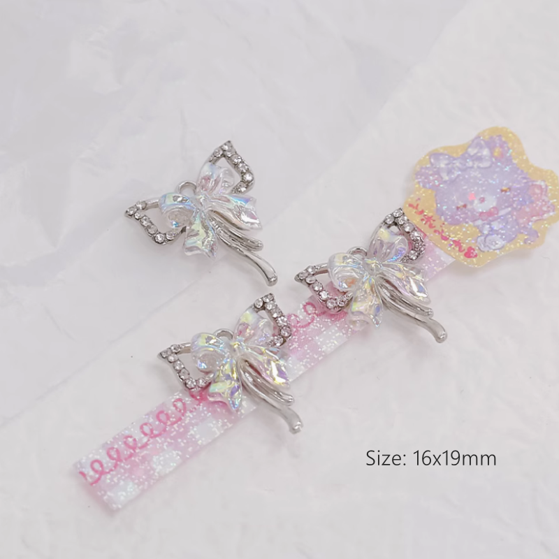 Alloy Fantastic Fairy Zircon Diamond Charms Pendant