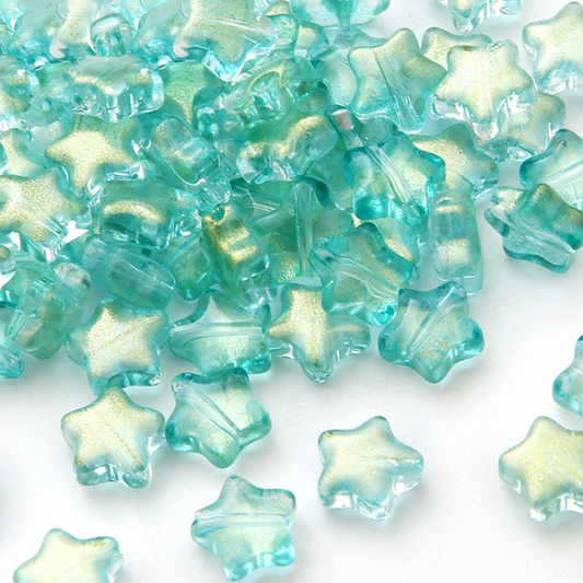 20pcs Star Glass Partition Beads Spacer- GLXX-10