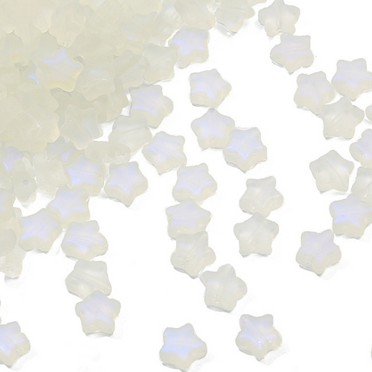 20pcs Star Glass Partition Beads Spacer- GLXX-14