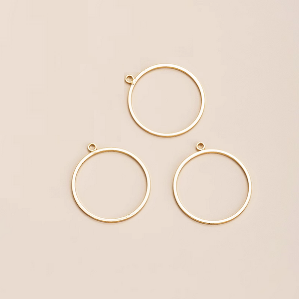 1 Pair Brass 14K Plated Earring Pendants